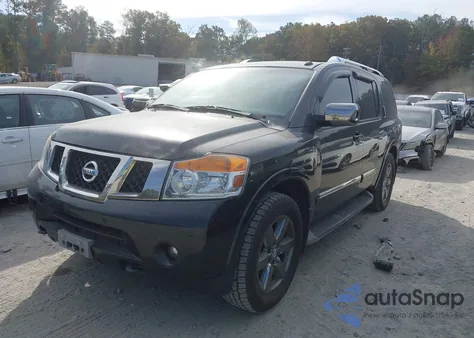 2013 Nissan Armada Platinum z USA, uszkodzony, nr VIN 5N1BA0NE1DN604235